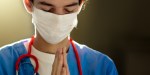 DOCTOR, MASK, PRAYING,