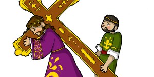 Dibujos de Jesús para imprimir y colorear en Semana Santa