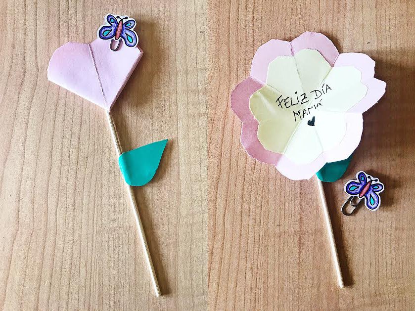 10 flores de papel fáciles para hacer en casa con tus hijos