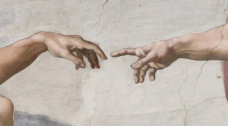 La creación de Adán, de Miguel Ángel: ¿Porqué no se tocan los dedos?