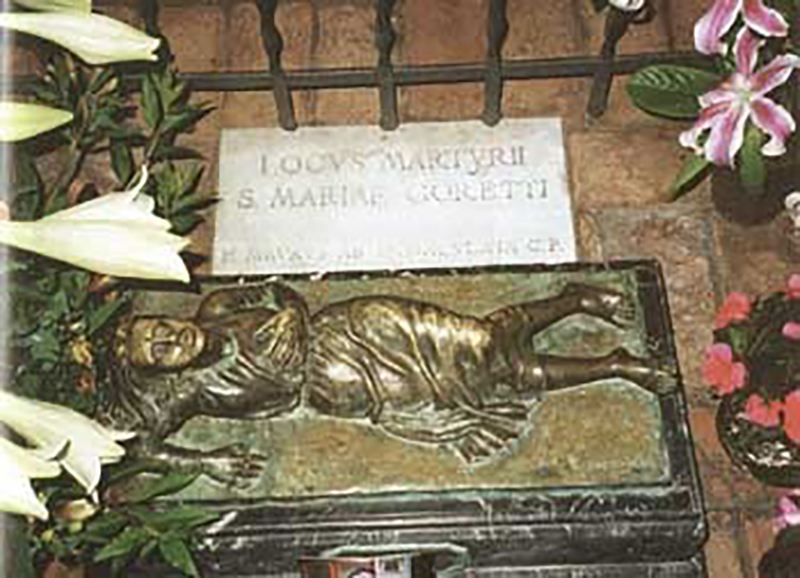 Maria Goretti; MARTYRDOM