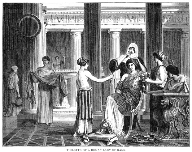 Roman patrician and slave