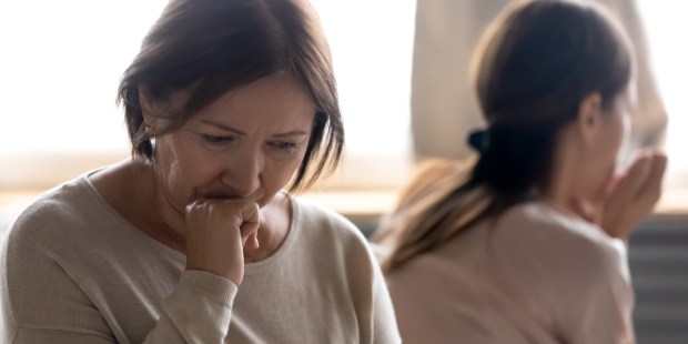 stressed mother