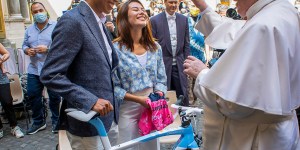 Egan Bernal: «Soy católico y fue un sueño encontrar al Papa»