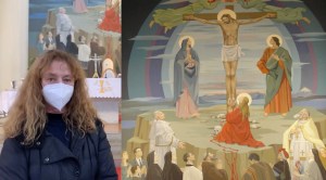 La actriz que se reencontró con su abuelo (a través del arte) en una catedral