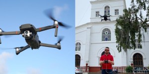 El colombiano que resalta la belleza de las iglesias desde el aire