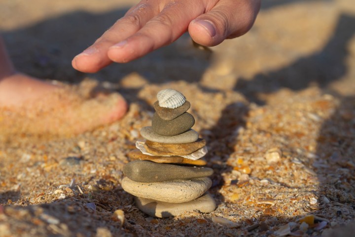 rocks beach