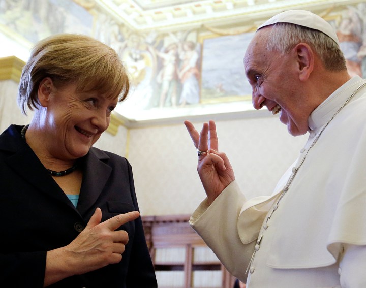 Pope-Francis-Merkel-AFP