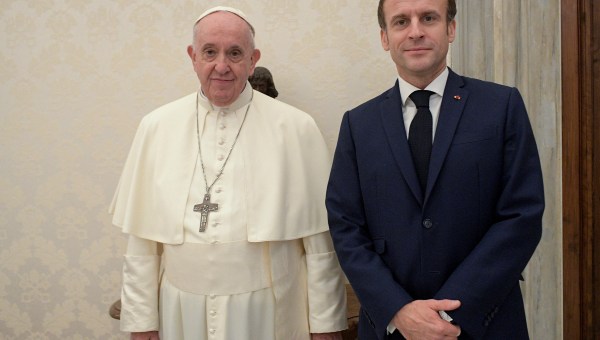 Pope-Francis-French-President-Emmanuel-Macron-AFP