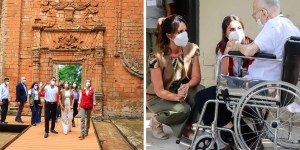 El encuentro entre la reina Letizia y un cura “emblema” develó una gran obra jesuita