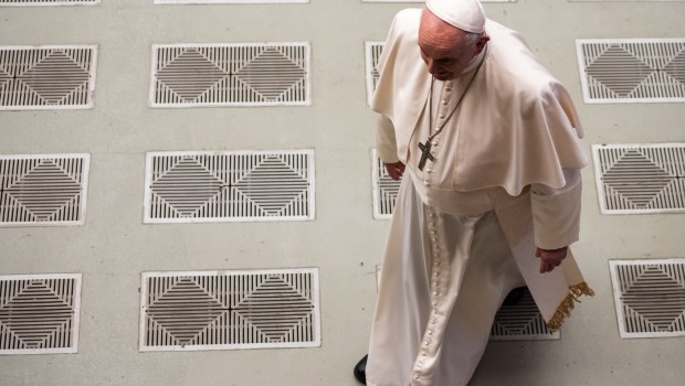 Pope Francis Walking