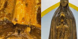 ¿Una Virgen que llora aceite y miel?