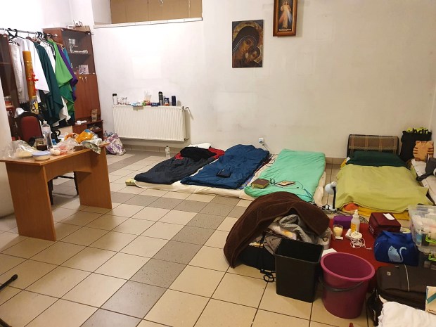 Refugiados en Kiev