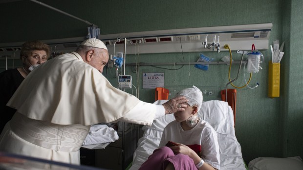 Papa Francesco Ospedale Bambino Gesù