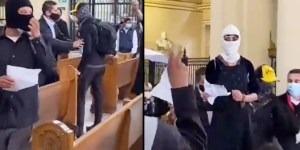 Indignación por saboteo de encapuchados en plena misa en la catedral de Bogotá