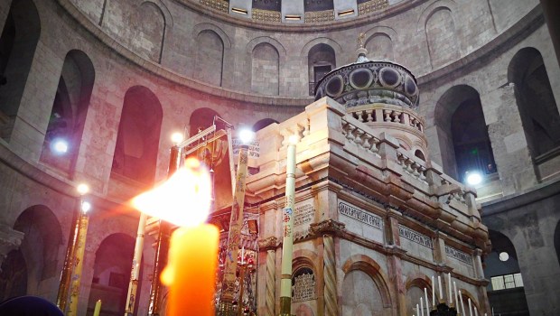 El Edículo del Santo Sepulcro (la capilla sobre la Tumba de Jesús)