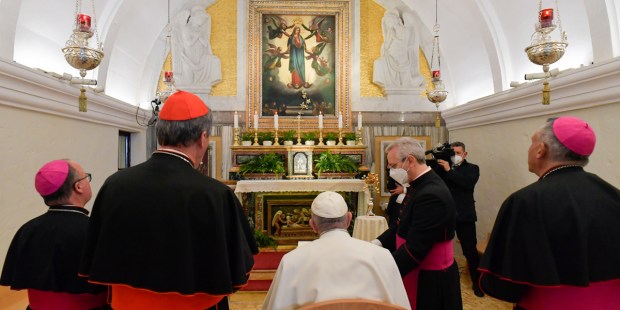 El Papa Francisco en Ta’ Pinu (Malta)
