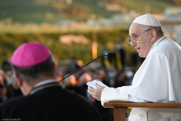 POPE FRANCIS MALTA Basilica of the National Shrine of the Blessed Virgin of Ta' Pinu