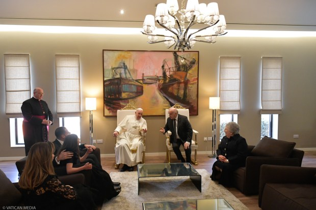 Pope-Francis-after-he-landed-on-April-02-2022-at-Maltas-international-airport-in-Luqa