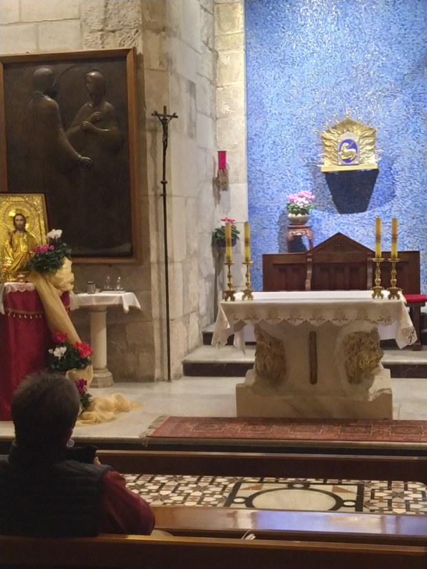 Capilla de la Aparición, donde Jesús Resucitado se apareció a María Magdalena