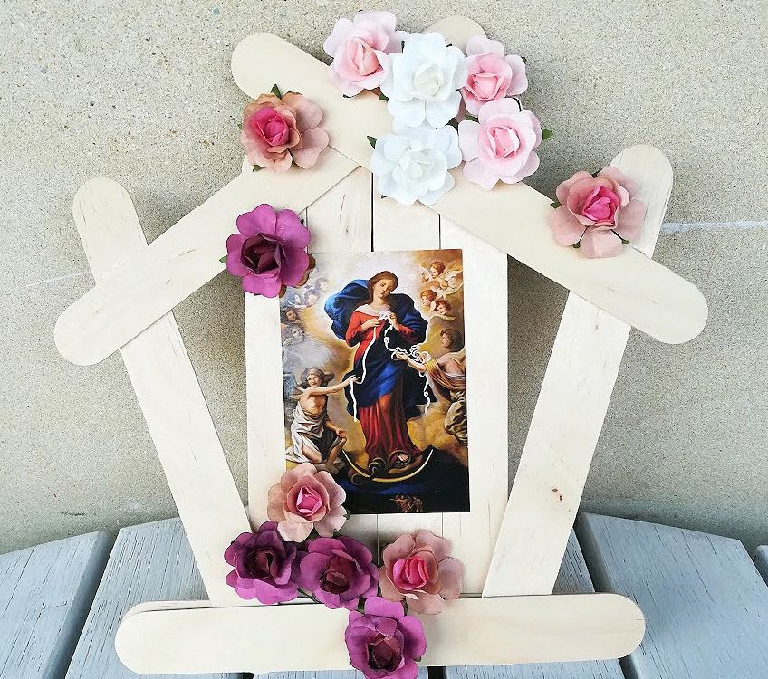 Manualidad: santuario de la Virgen