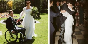 El vals de los novios (él es parapléjico) expresó el amor verdadero