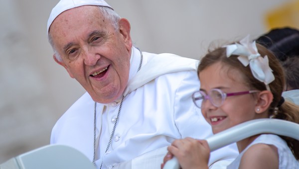 DURING POPE FRANCIS mass for the 10th World Meeting of Families