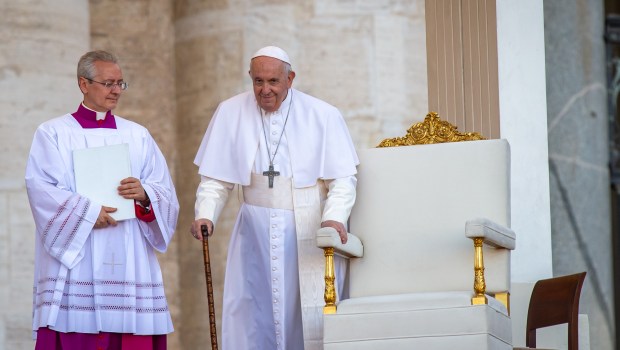 DURING POPE FRANCIS mass for the 10th World Meeting of Families