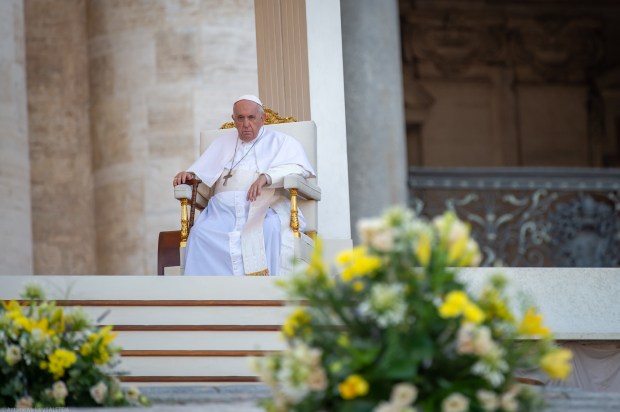 DURING POPE FRANCIS mass for the 10th World Meeting of Families