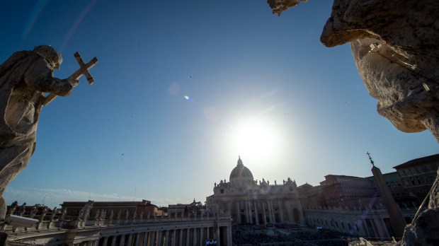 DURING POPE FRANCIS mass for the 10th World Meeting of Families