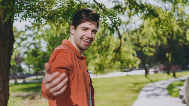 Happy young man