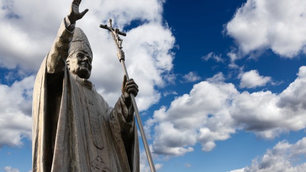 Statue of Pope John Paul II