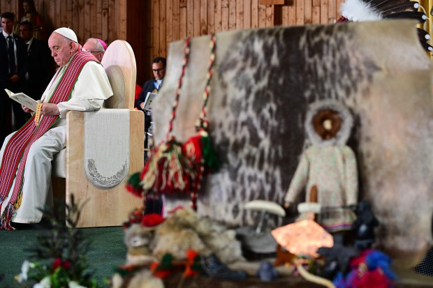 Pope-Francis-a-Lac-Ste.-Anne-Pilgrimage-Alberta-Canada-AFP