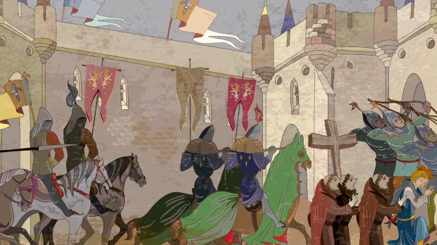 batalla medieval