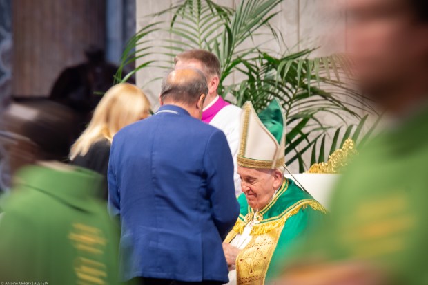 Pope Francis celebrate Holy Mass on the occasion of the VI World Day of the Poor