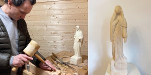 Andrea Bianco, el escultor ciego que mira con el tacto