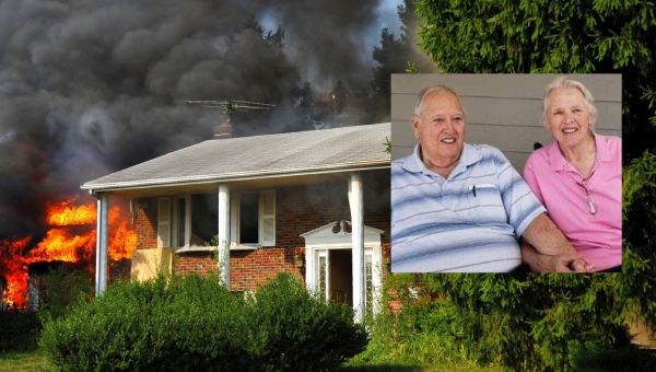 Kenneth Zerr został przy żonie w płonącym budynku