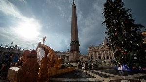 Press preview for the Christmas Crib in St. Peter's Square December 03, 2022