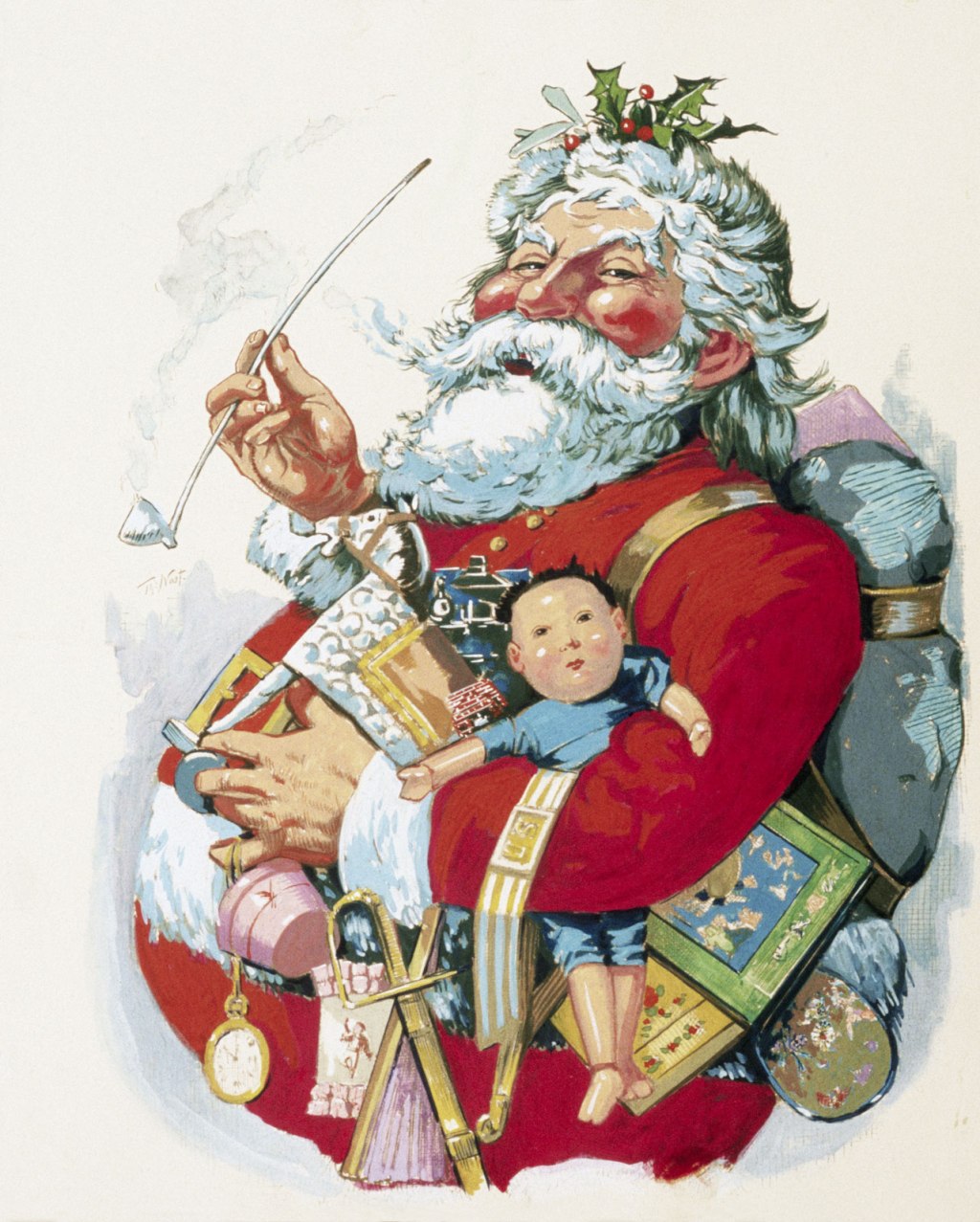 Merry Old Santa Claus by Thomas Nast