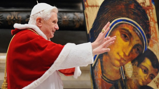 Joseph Ratzinger Benedykt XVI Maryja