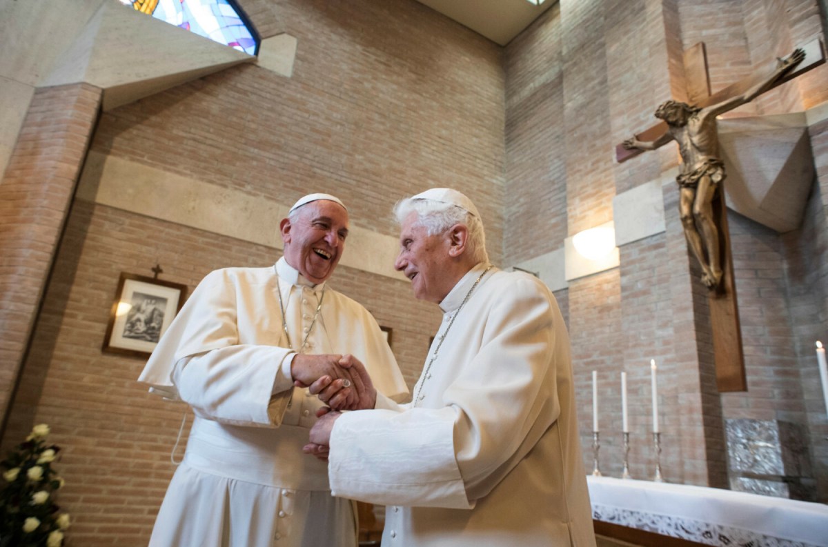 spotkania papieża Franciszka i Benedykta XVI