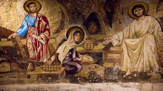 Święta Rodzina w swoim domu w Nazarecie