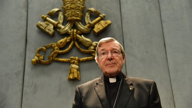 Cardinal George Pell in 2017 appearance at the Vatican