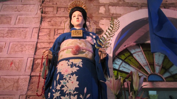 Estatua de santa Maria de Nagasaki