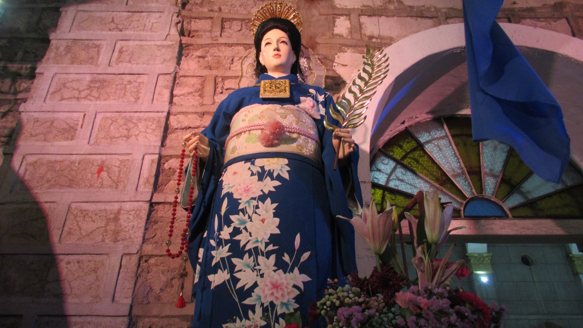 Estatua de santa Maria de Nagasaki