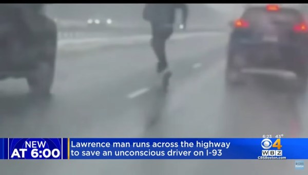 MAN RUNNING INTERSECTION
