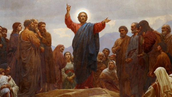 Chrystus podczas kazania na górze