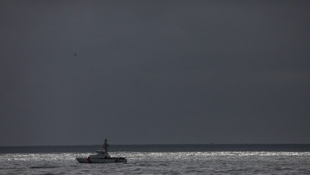 DA Coast Guard Cutter searches for survivors