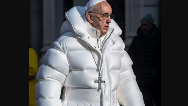 Pape François, Manteau, Intelligence artificielle
