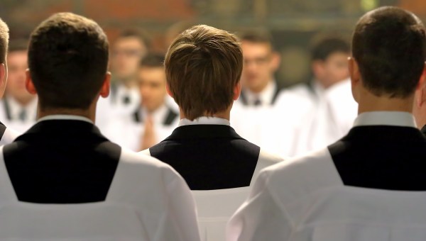 Seminarians at Mass